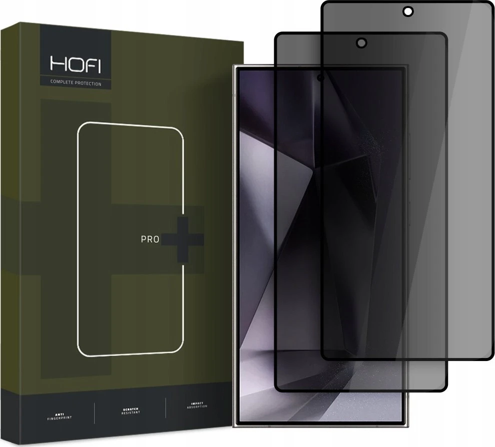 SZKŁO PRYWATYZUJĄCE HOFI ANTI SPY GLASS PRO+ 2-PACK GALAXY S25 ULTRA PRIVACY