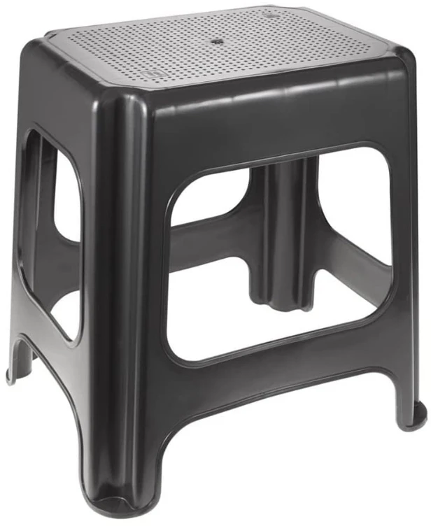 Keeeper Stool "Maxi" Max 41x33.5x42.5cm in graphite color