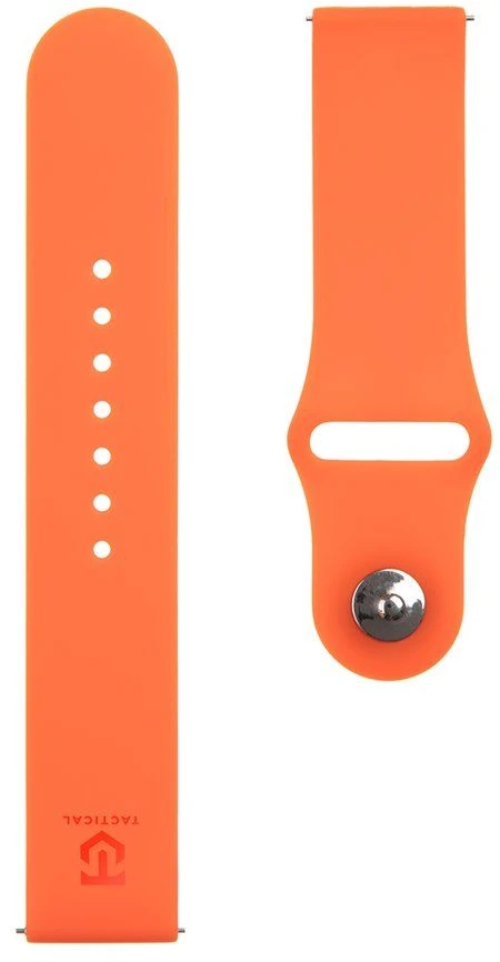 Išmaniojo laikrodžio Xiaomi Mi silikoninis dirželis, Oranžinės spalvos, 22mm