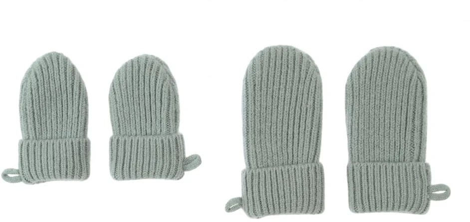 TB Print Lodger Mittens Folklore Merino wełniane rękawiczki Silk 12-24m MTM 109_12-24