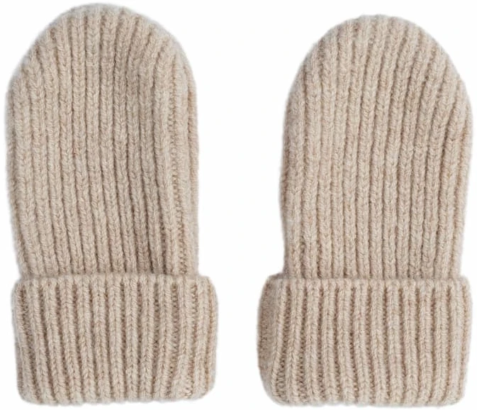 TB Print Lodger Mittens Folklore Merino wełniane rękawiczki dziecięce rusvai gelsvas 0-12m MTM 630_0-12