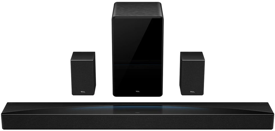 Namų kino sistema TCL Q85H Pro 7.1.2 Dolby Atmos Soundbar -äänijärjestelmä