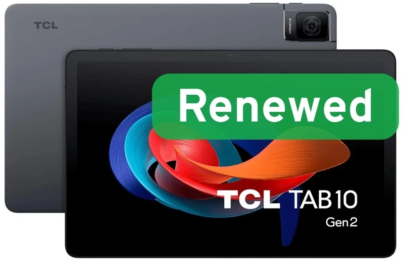 Planšetė Tcl Renewed TCL Atnaujintas A klasės | Tab 10 (Gen2) 10,4 | Kosminė pilka | 64 GB | Android