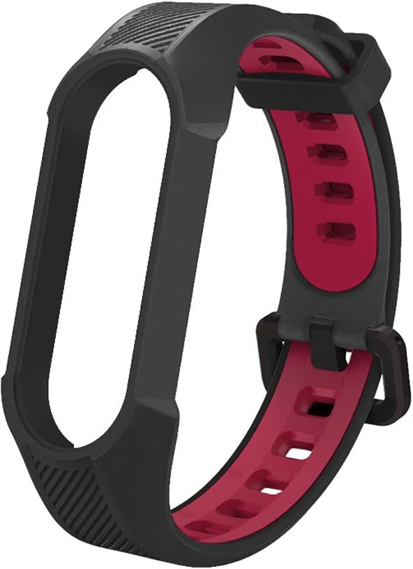 Išmaniosios apyrankės Xiaomi Mi Band 5/6 dirželis, Juodos spalvos