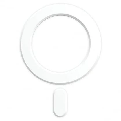 Tech-Protect MagMat MagSafe universal magnetic ring – dėklas telefonui baltos spalvos