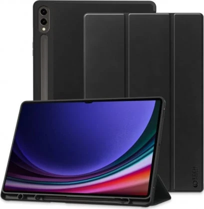 Dėklas Samsung Galaxy Tab S9+ FE 12.4 Tech-Protect SC Pen juodos spalvos