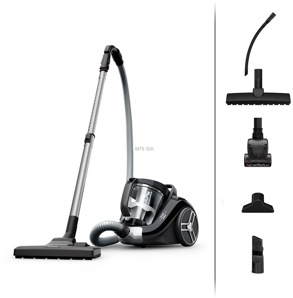 Dulkių siurblys be maišelio, kompaktiškas, galia 900 W / 2,5 l / 75 dB, Tefal*