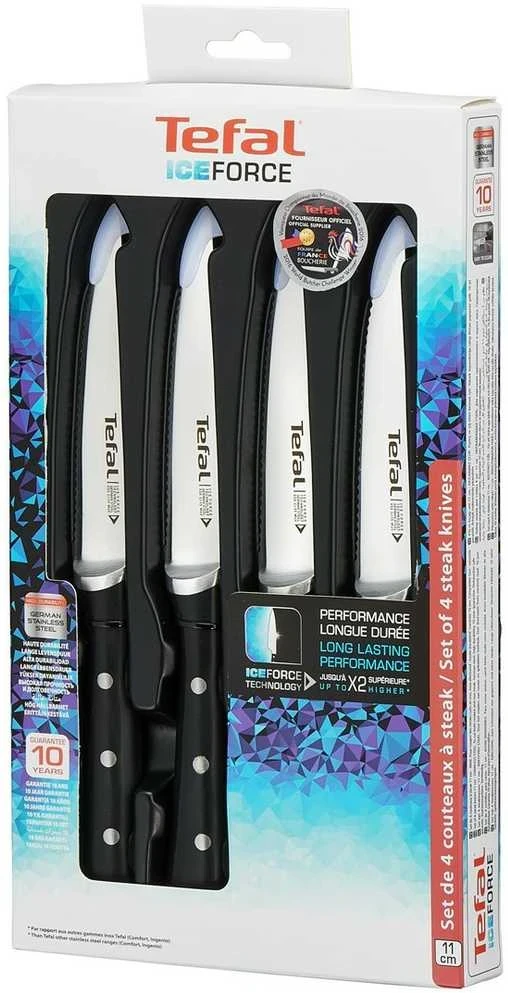 Peilių komplektas Tefal Ice Force K232S414, 4 dalių