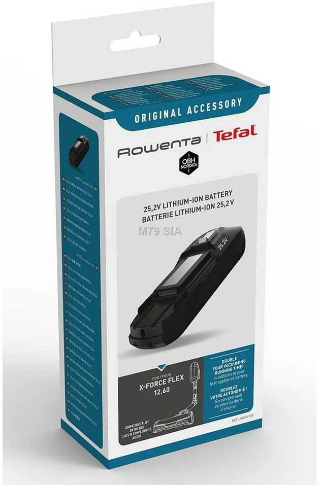 Įkraunama baterija dulkių siurbliui X-Force Flex TEFAL ZR009705