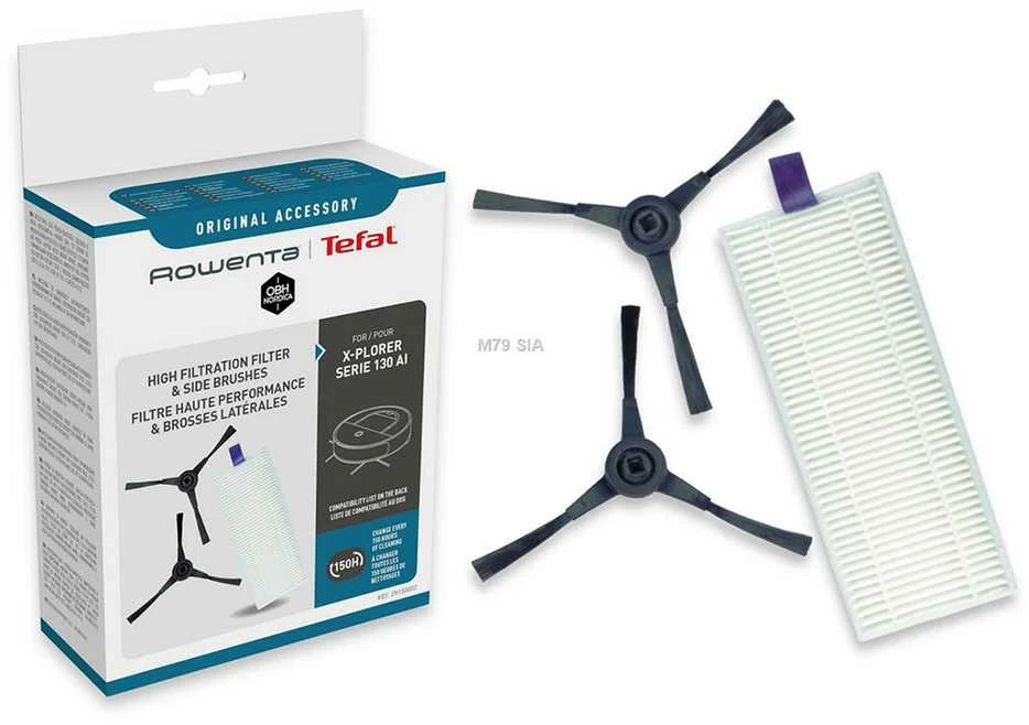 Tefal Tefal X-Plorer S130 RG90 - Sanu šepečiai + EPA filtrai roboto dulkių siurbliui