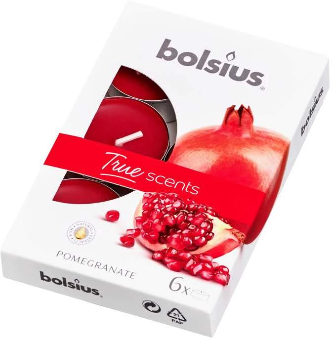Bolsius BOLSIUS True Scents 4H kvapiosios žvakutės 60 vnt. GARANE