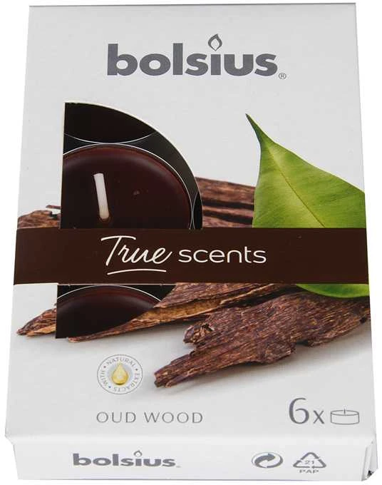Bolsius BOLSIUS „True Scents 4H“ kvapiosios žvakutės, 60 vnt. AGARO MEDIS