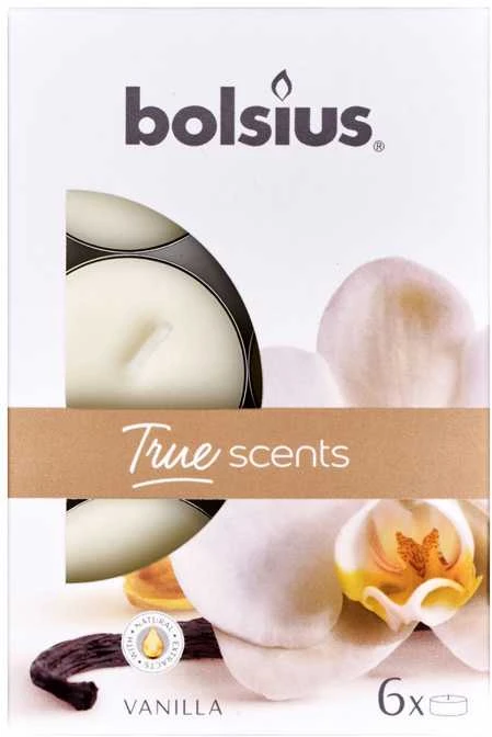 Bolsius BOLSIUS True Scents 4H kvapiosios žvakutės arbatinėms, 60 vnt. Vanilės skonio