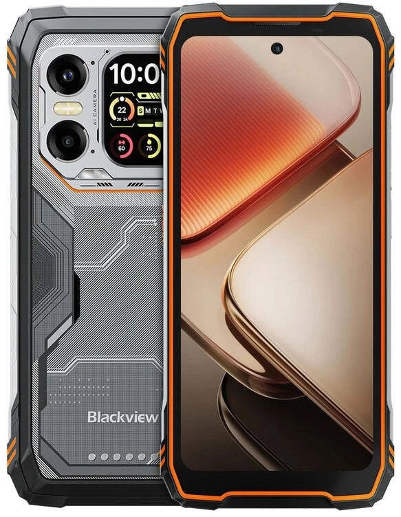 „Blackview XPLORE 1 5G“ tvirtas telefonas, 6,78 colio FHD 2460x1080 120Hz+2,01 colio 296x240 12+256GB MTK Dimensity 7050 aštuonių branduolių 2,4 GHz kamera 50+64MP+20MP naktinio matymo sistema 20000mAh NFC Gorilla Glass 5 Android 15 MIL-STD Juodas