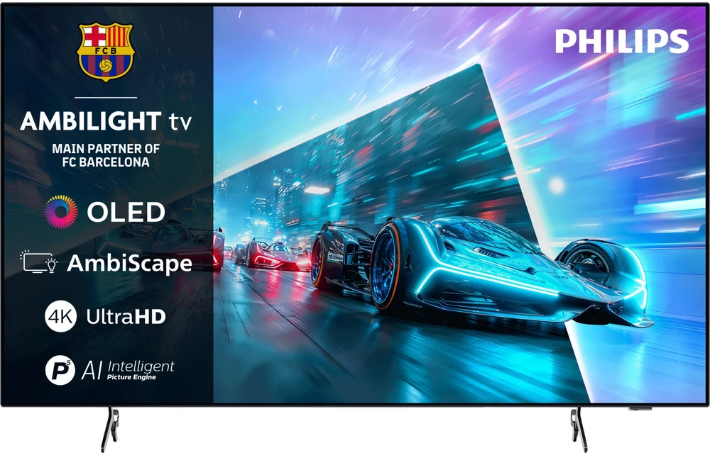 Televizorius Philips 65OLED761/12 | 65 | Smart TV | TITAN OS | UHD | Juodas