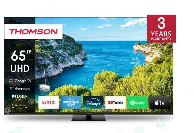 „THOMSON 65“ UHD išmanusis „GOOGLE“ televizorius