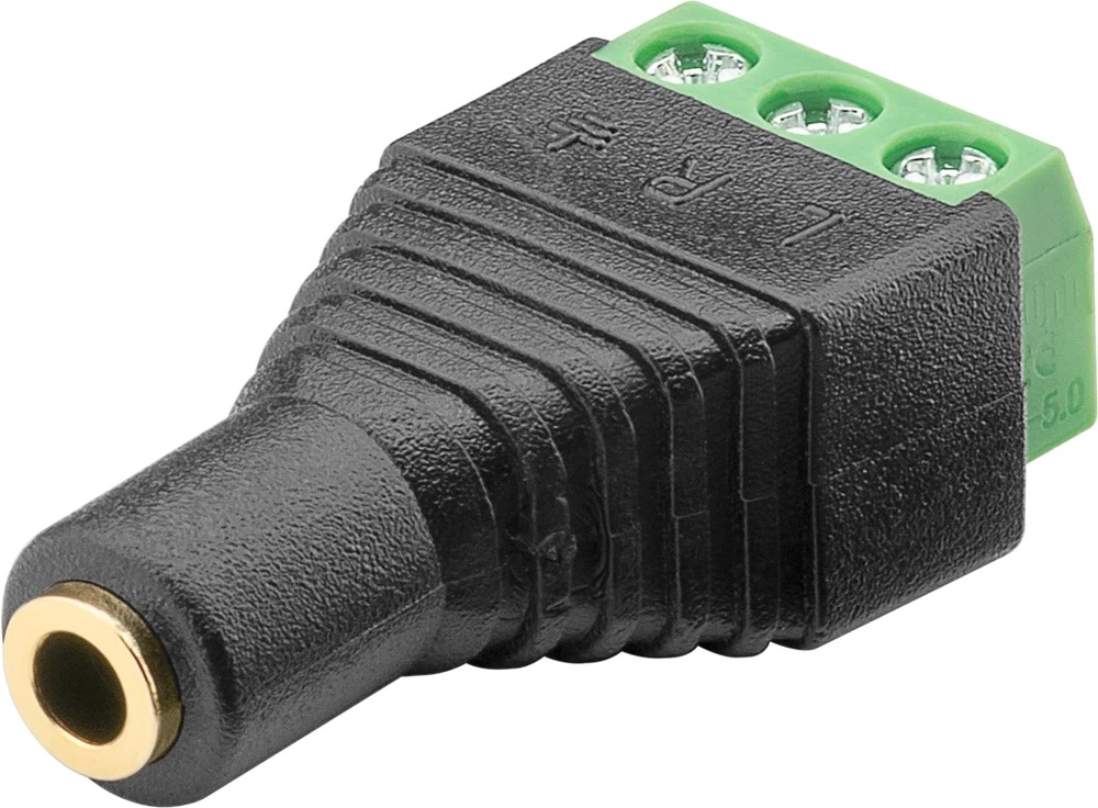Goobay Lizdas 3.5mm prisukamas 3 kontaktų stereo