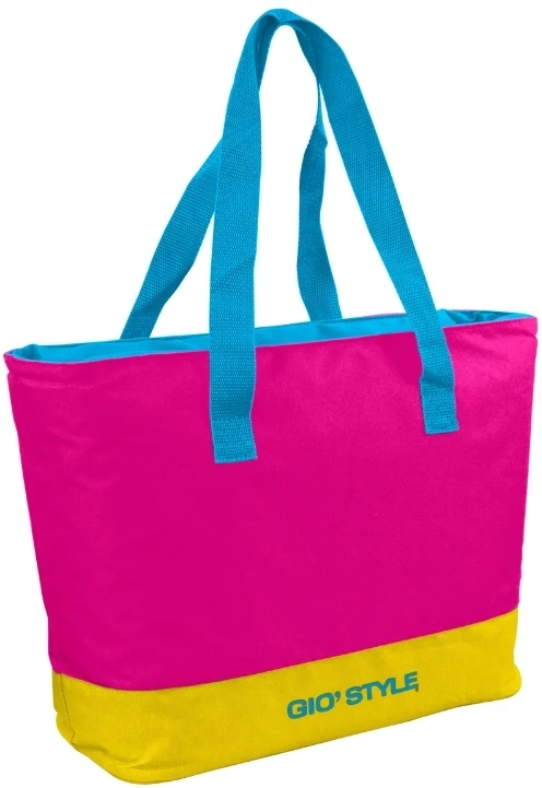 GIOSTYLE Terminė paplūdimio krepšinė Fluo Tote Assorted Žalia/Rožinė//Geltona/Šviesiai mėlyna