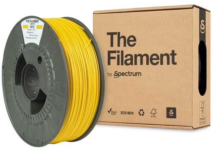 Spectrum The Filament 3D filamentas, PETG, 1,75 mm, 1000 g, TF-24023, šerbeto geltona