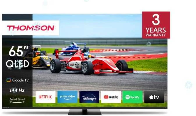 „THOMSON 65“ QLED PRO UHD išmanusis „GOOGLE“ televizorius