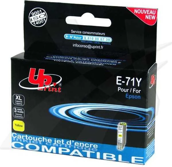 Su UPrint suderinamas rašalas / su rašalas C13T07144021, E-71Y, geltonas, 10 ml