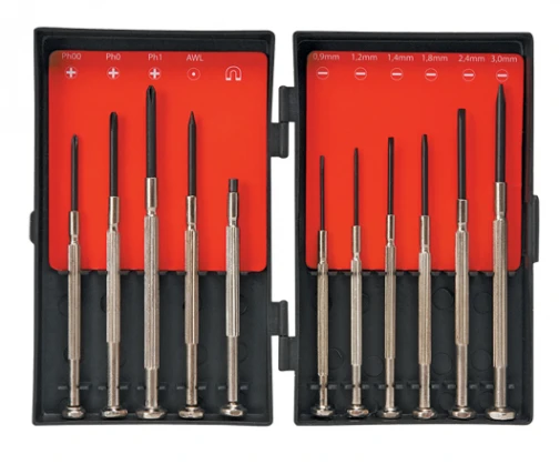 Top Tools Wkrętaki Tikslūs atsuktuvai, 11 vnt. rinkinys