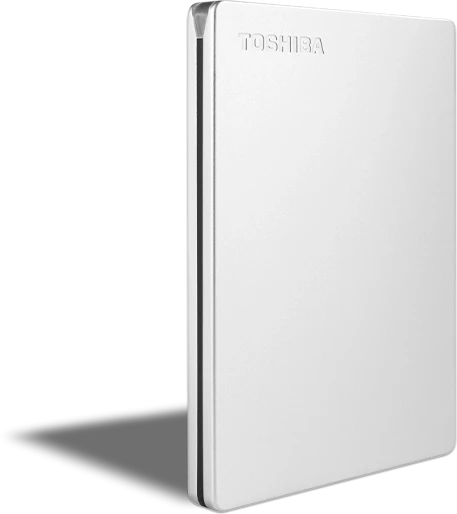 Kietasis diskas TOSHIBA Canvio Slim 1TB USB 3.2 Sidabrinis