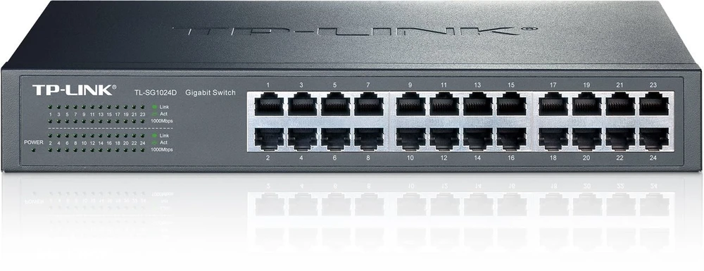 Šakotuvas SWITCH TL-SG1024D 24 PRIEVADŲ TP-LINK