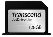 Atminties kortelė TRANSCEND 128 GB JetDrive Lite, skirtas Retina MacBook Pro 15 colių 2013 m. pabaigoje
