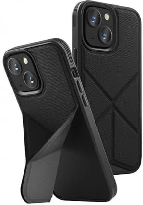 UNIQ Transforma Dėklas Apple iPhone 14 Plus 6,7″ Magclick Charging ebony juodos spalvos
