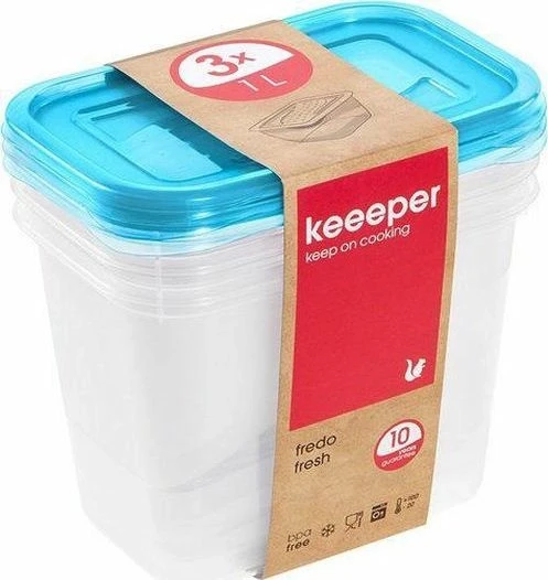 Keeeper Fredo Fresh konteinerių rinkinys OKT Keeper Set 3x1l 3067...