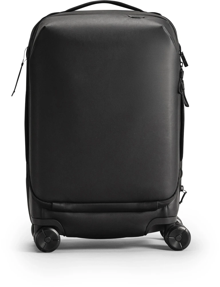 Kelioninis „Travel Line Peak Design Roller Pro“ rankinis lagaminas – juodas