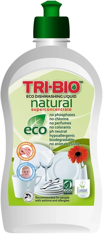 Indų ir rankų plovimo priemonė TRI-BIO, 420 ml