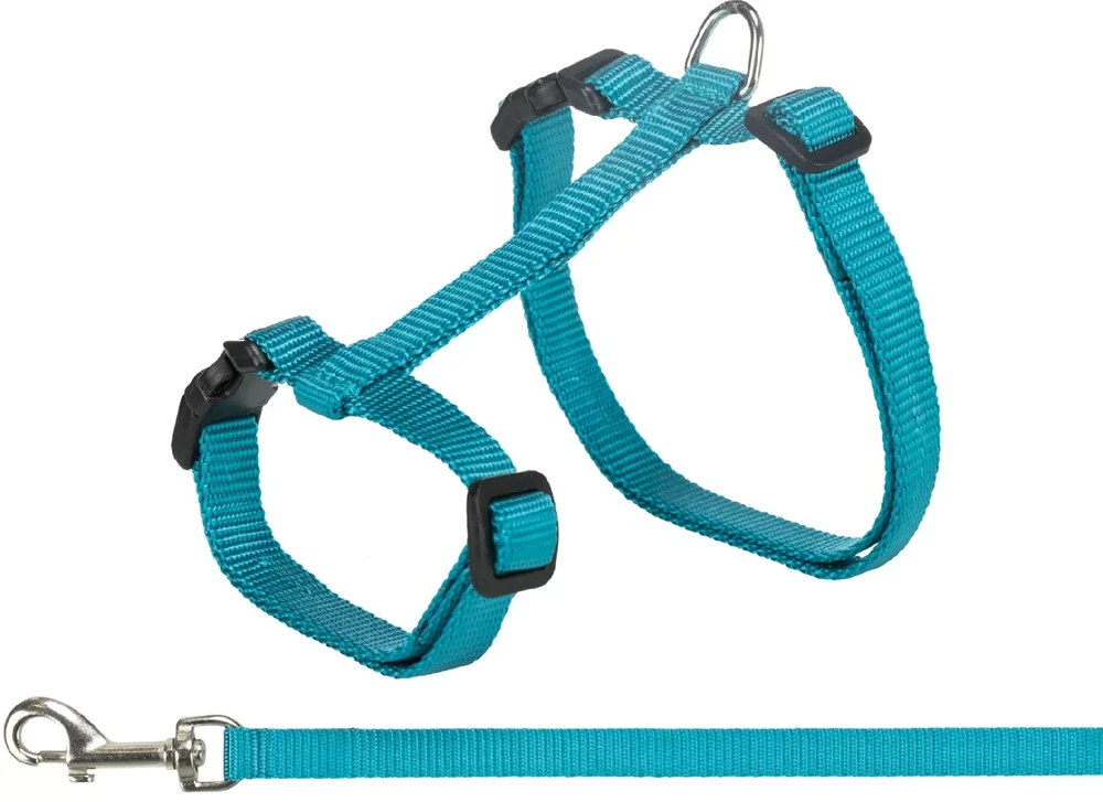 TRIXIE Kačių petnešos su pavadėliu, XXL, 34-57 cm-13 mm, 1.20 m