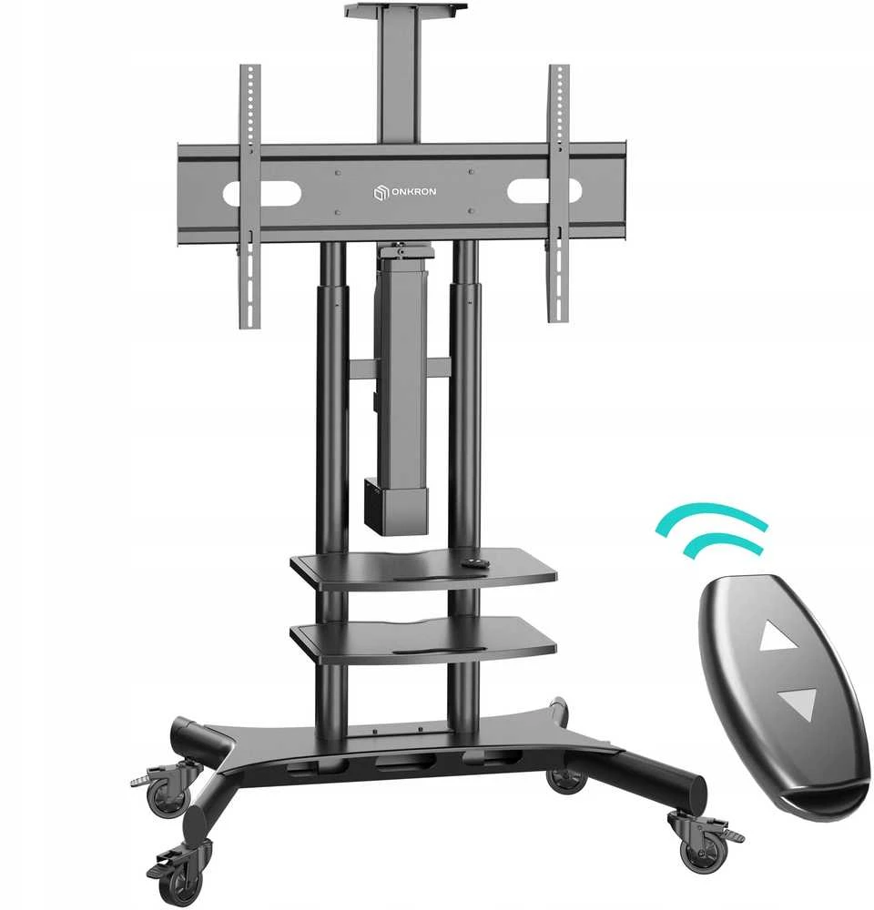 Laikiklis TV SET ACC MOTOR. MOBILE STAND/50-86" Juodas TS1881E-B ONKRON