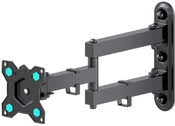 TV PRIEDŲ SIENINIS LAIKIKLIS / 10-35"/ Juodas R4-B ONKRON