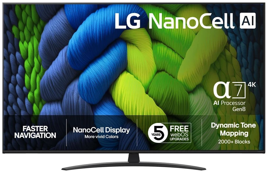 Televizorius LG 65NANO82A6B