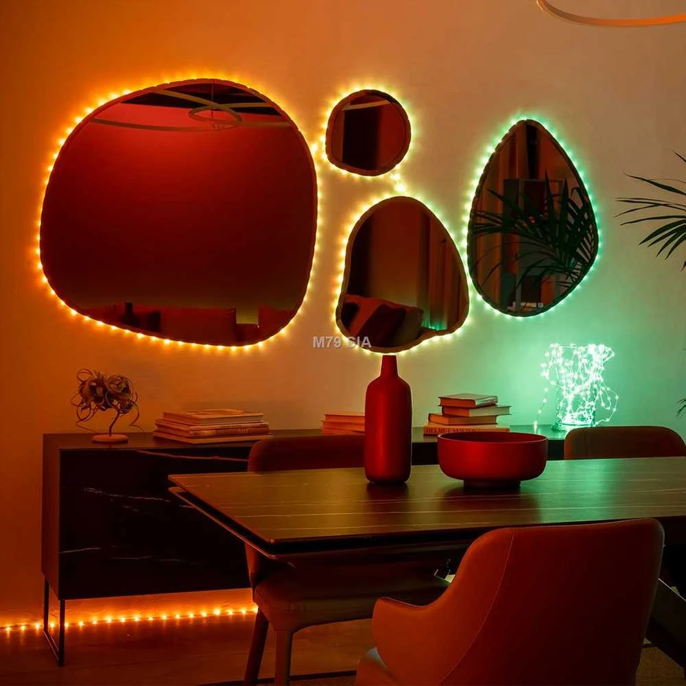 Lubinis šviestuvas „Twinkly | Dots“ išmaniosios LED lemputės 200 RGB (daugiaspalvės), 10 m, skaidrios | RGB – daugiau nei 16 mln. spalvų