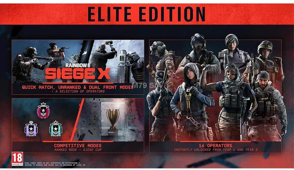 „Ubisoft Tom Clancy's Rainbow Six Siege X Elite Edition“ „XBOX Series X“