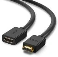 HDMI kabelis HDMI valdymas UGREEN HD107, FullHD, 3D, 2m (juodas)