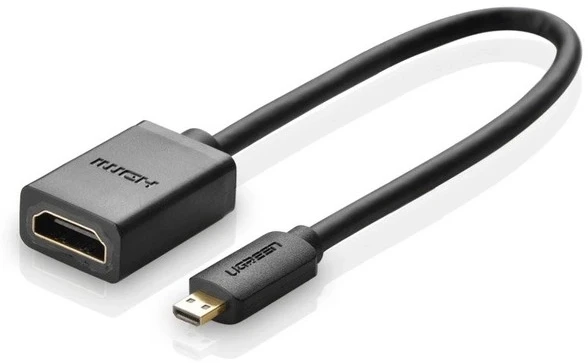 Adapteris UGREEN 20134 Micro HDMI į HDMI, 20cm (juodas)