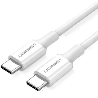 Laidas USB-C kištukas į USB-C kištukas 2.0 UGREEN US300, 2m (baltas)