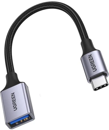 Adapteris USB-C 3.0 prie OTG UGREEN US378 (juodas)