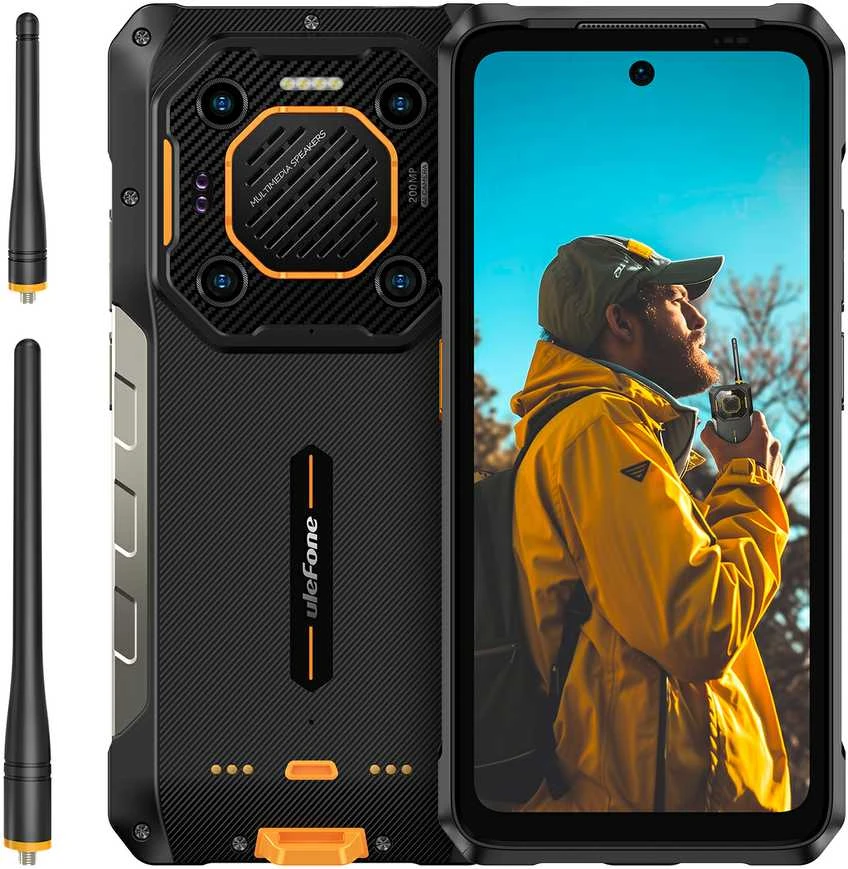 Mobilus telefonas - ULEFONE ARMOR 26 ULTRA 12GB RAM 512GB 5G 200MP Juodas