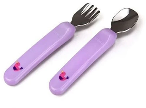 UMP Action! Kidsme spoon and fork Lavander from 6 months. 140301 LA