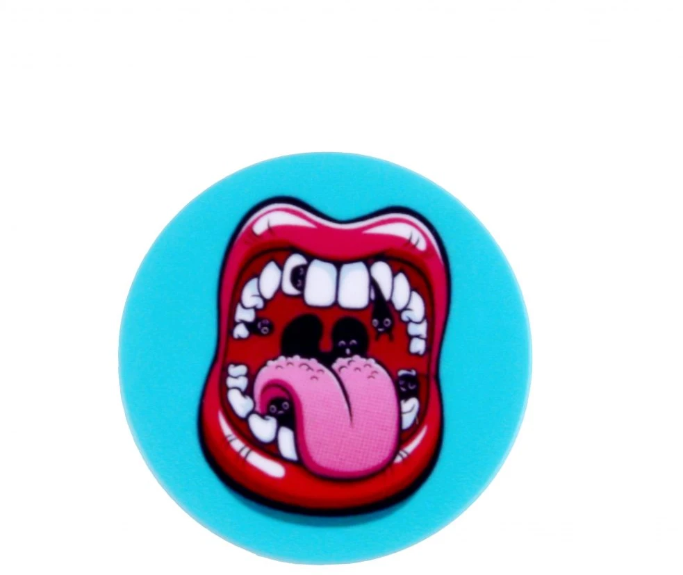iLike Uniwersalny uchwyt Popsocket Universal Pop Holder Lips Rožinė Mėlyna (ILIUNPH51)