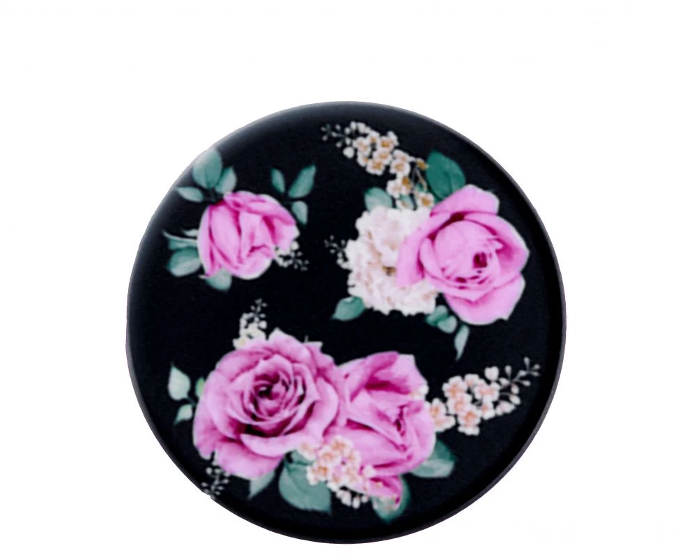 iLike universalus ledų laikiklis (Popsocket) Universalus ledų laikiklis su gėle Rožinė ILIUNPH38