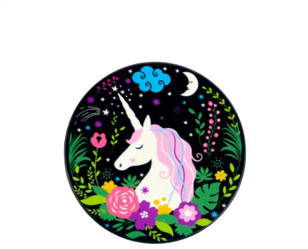 iLike universalus ledų laikiklis (Popsocket) Universalus ledų laikiklis Vienaragis Juodas ILIUNPH25