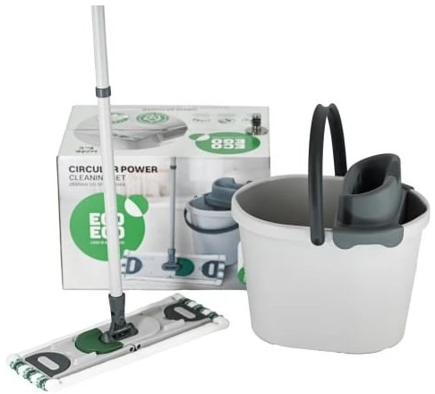 Grindų valymo rinkinys Circular Power Eco Ego pilkas