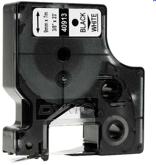Dymo Juostelė D1 40913 9mm x 7m juodas ir baltos spalvos, 1vnt